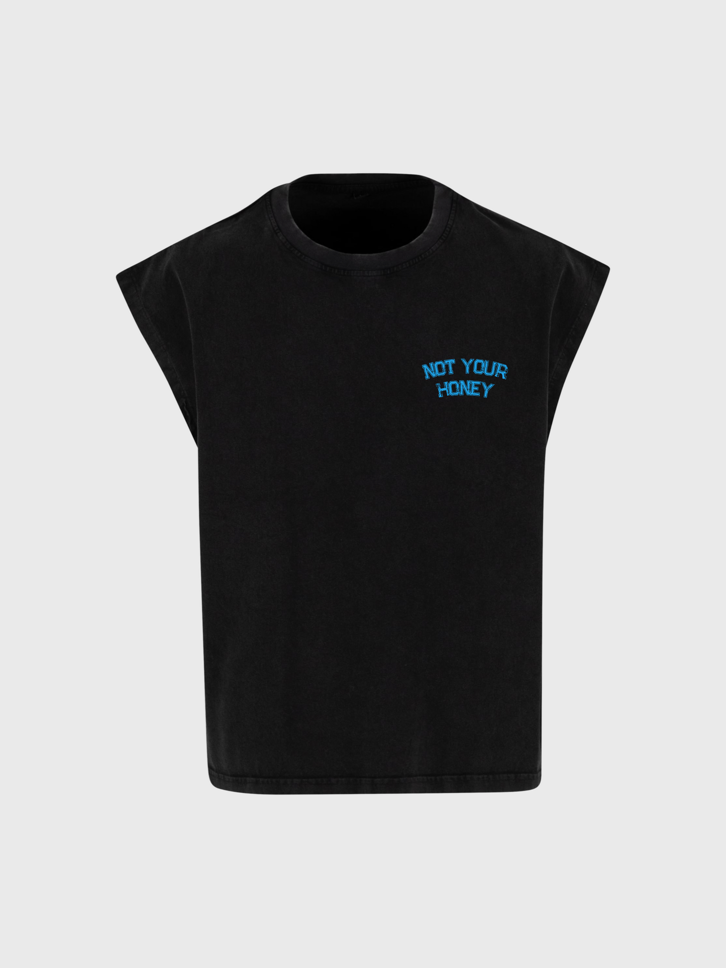 ROYAL BLUE HONEY NO SLEEVE SHIRT