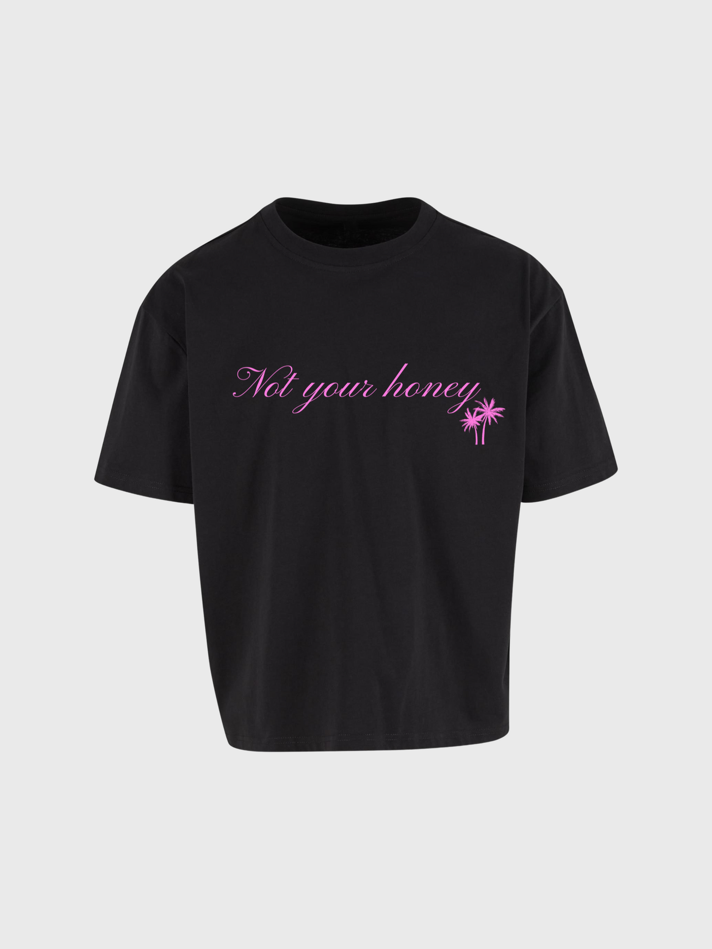 ONLY UNDER PALMS HONEY LOGO SHIRT BLACK