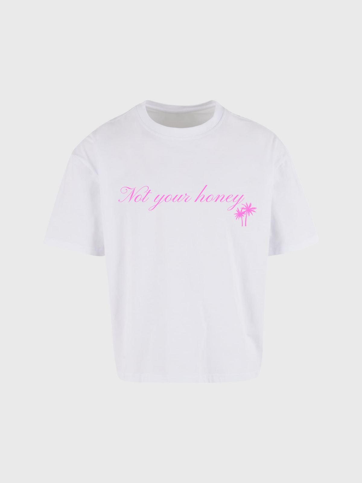 ONLY UNDER PALMS HONEY LOGO SHIRT WHITE