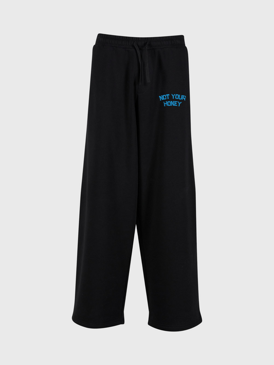 HEAVY ROYAL BLUE HONEY WIDELEG PANTS