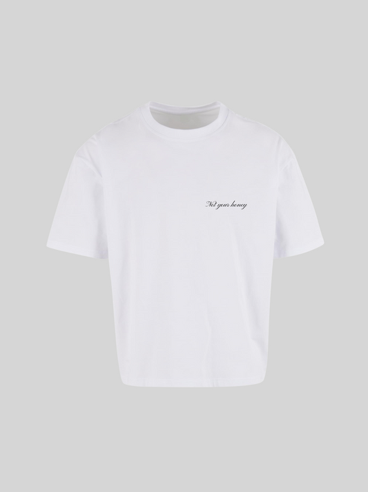 BASIC WHITE TYPE HONEY SHIRT
