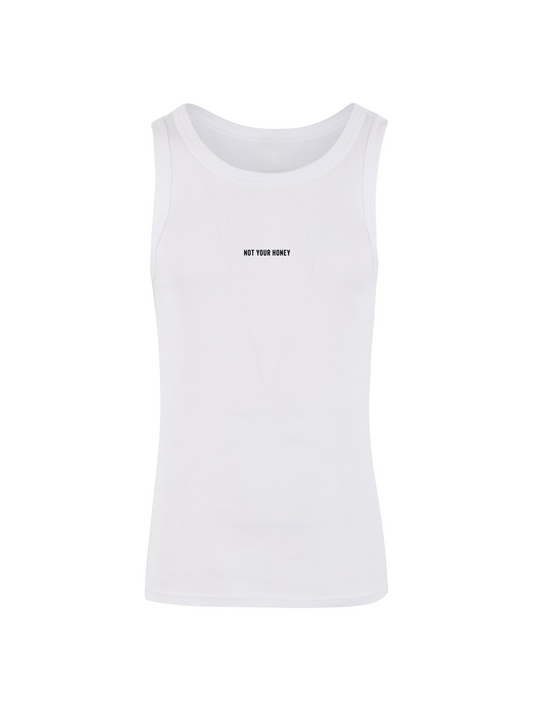HONEY‘S FAV WHITE RIP TANK